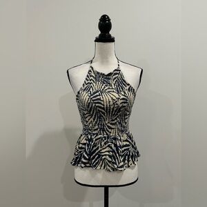 Patrons of Peace Peplum Top